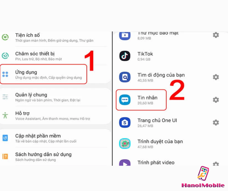 Khắc Phục Lỗi Không Gửi Được Tin Nhắn SMS trên Samsung 4