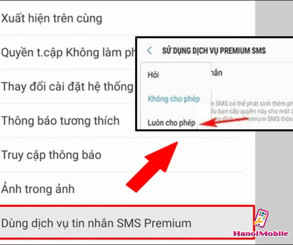 Khắc Phục Lỗi Không Gửi Được Tin Nhắn SMS trên Samsung 8
