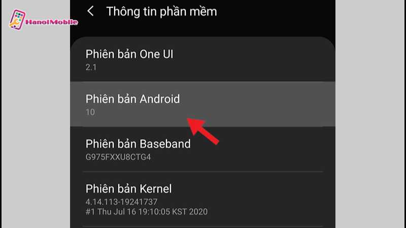 Bước 2: Tiến hành kiểm tra phiên bản Android