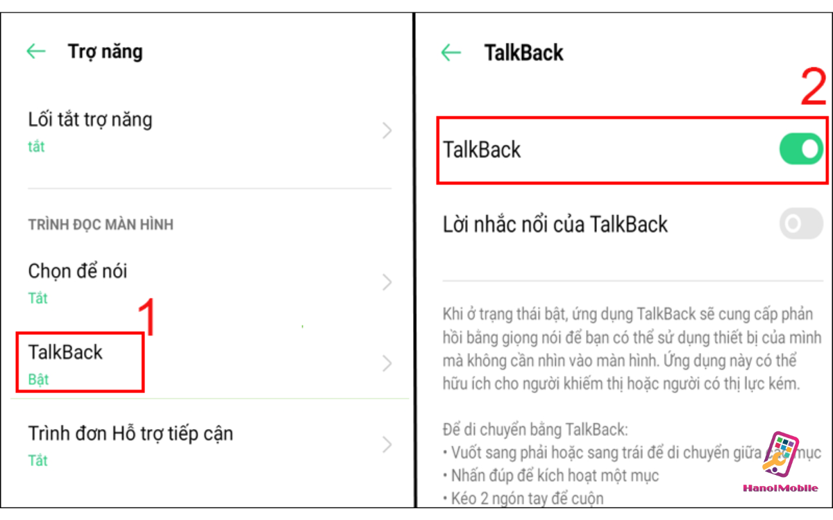 Làm Sao Để Tắt TalkBack Trên Điện Thoại Samsung 4