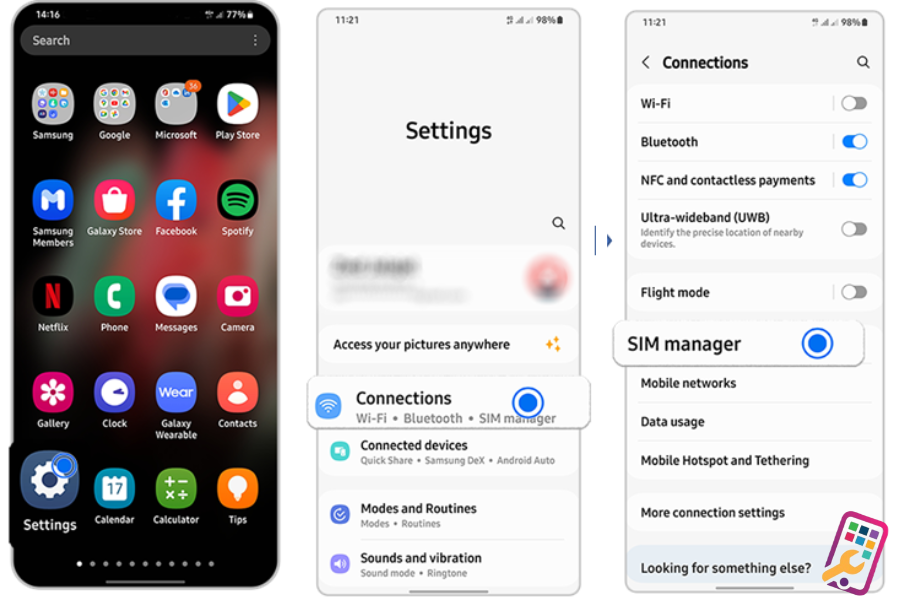 Lỗi Điện Thoại Samsung Không Được Đăng Ký Vào Mạng 3