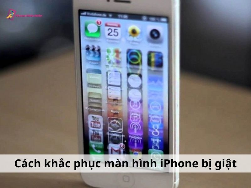 Màn hình iPhone bị giật 