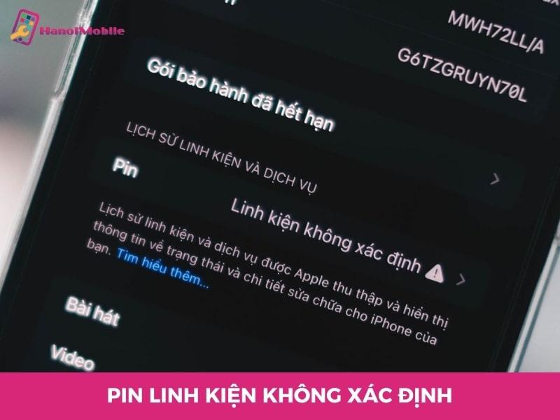 Vì sao pin linh kiện không xác định? Nguyên nhân và cách khắc phục