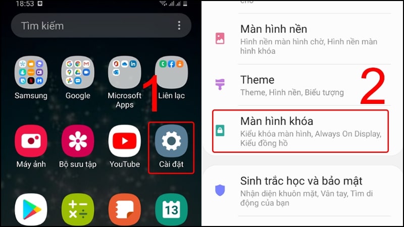 Tắt tính năng Phát hiện trên cơ thể