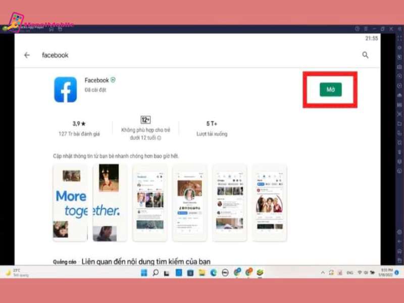 Tải về từ trình giả lập Android trên máy tính