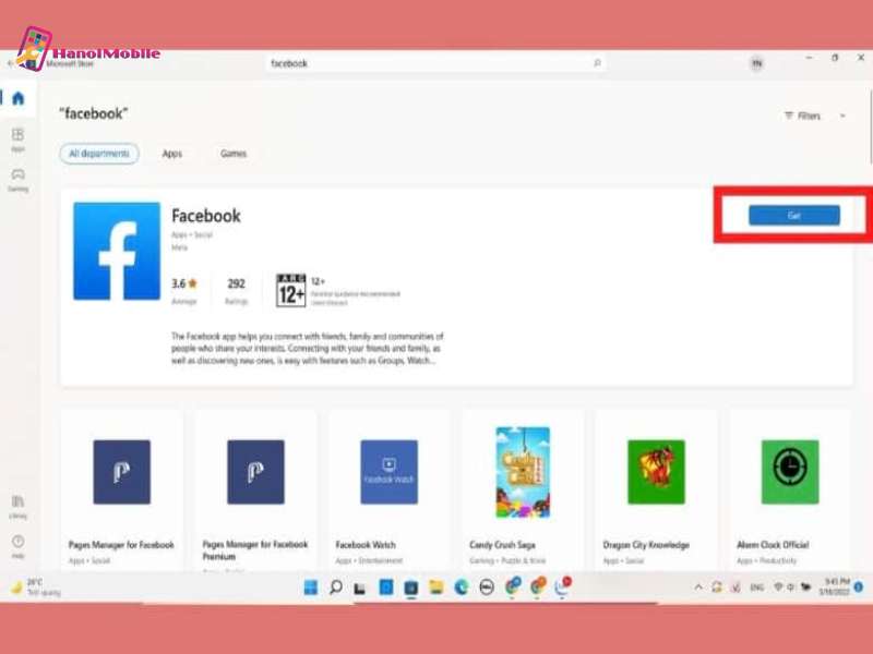 Hướng dẫn chi tiết cách tải Facebook về máy tính