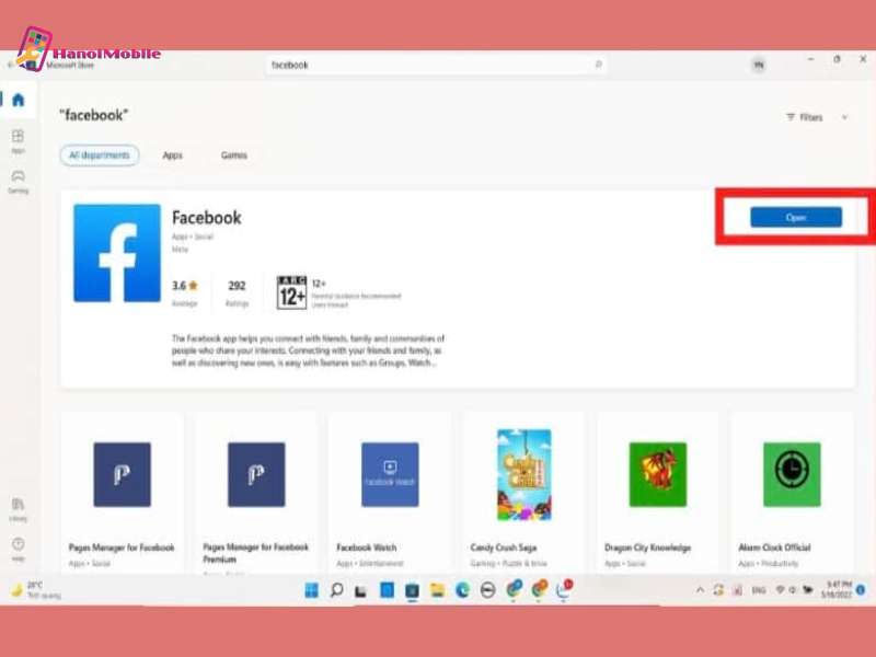 Hướng dẫn chi tiết cách tải Facebook về máy tính