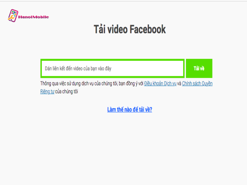 Sử dụng web vi.savefrom.net để tải video từ Facebook