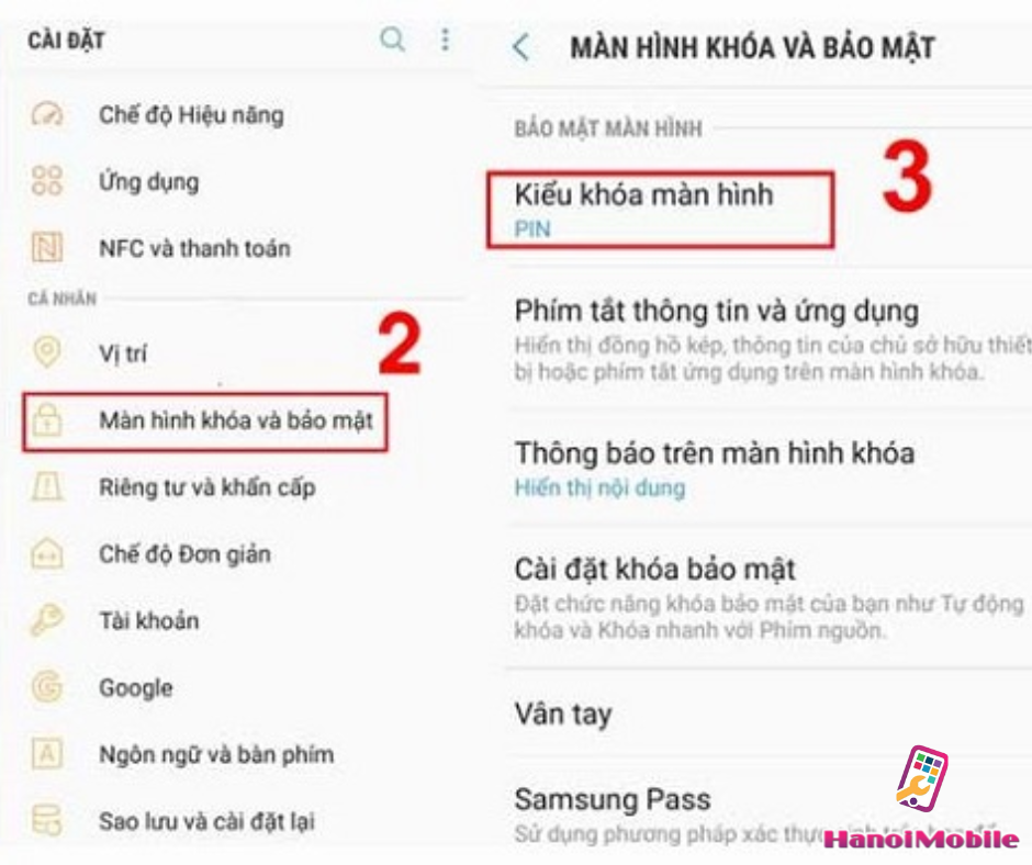 Xóa Mật Khẩu Màn Hình Samsung Trong Vài Bước 3