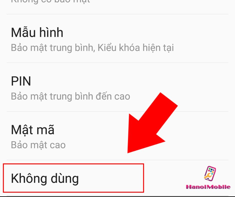 Xóa Mật Khẩu Màn Hình Samsung Trong Vài Bước 4