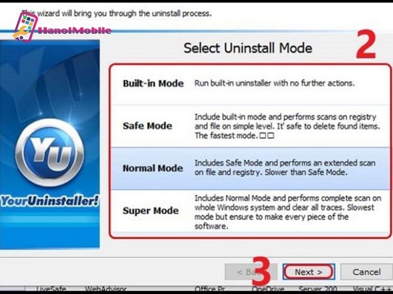 Xóa ứng dụng trên máy tính bằng phần mềm Your Uninstaller