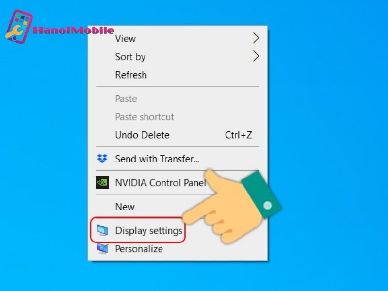 Xoay màn hình máy tính bằng Display Settings