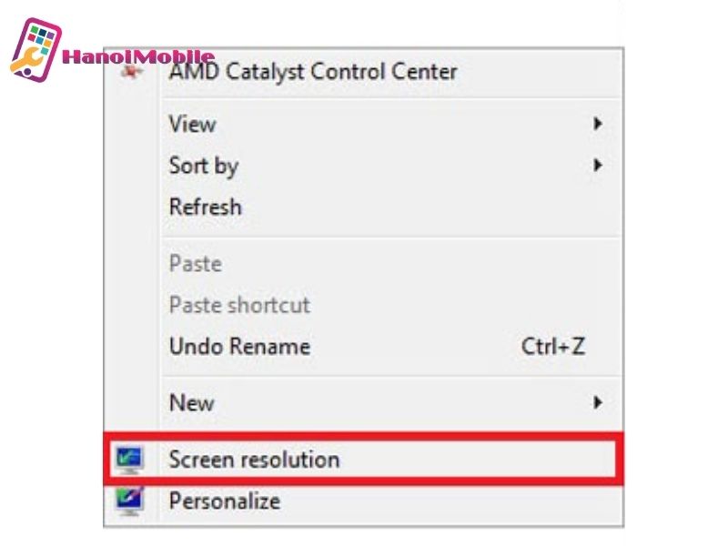 Xoay màn hình máy tính Windows 7 trong Screen Resolution
